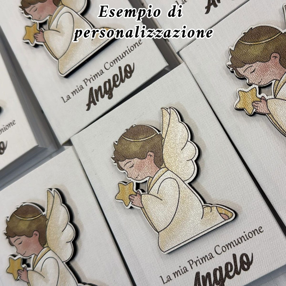 Bomboniera Vangelo personalizzata con nome festeggiato
