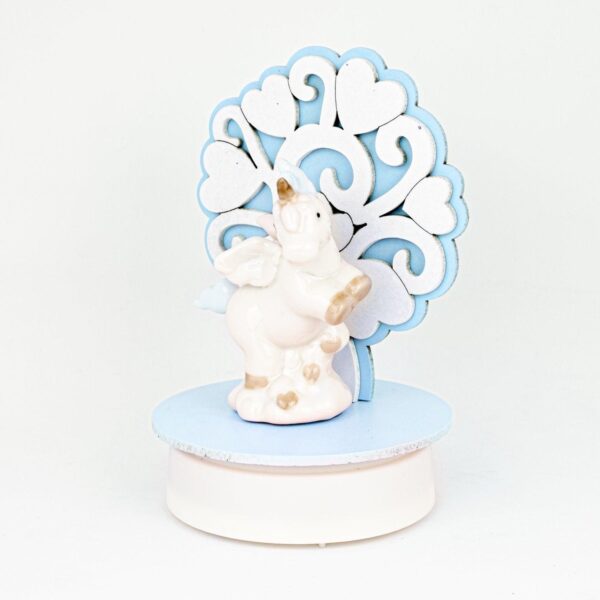 Carillon Musicale con Unicorno e Albero della Vita