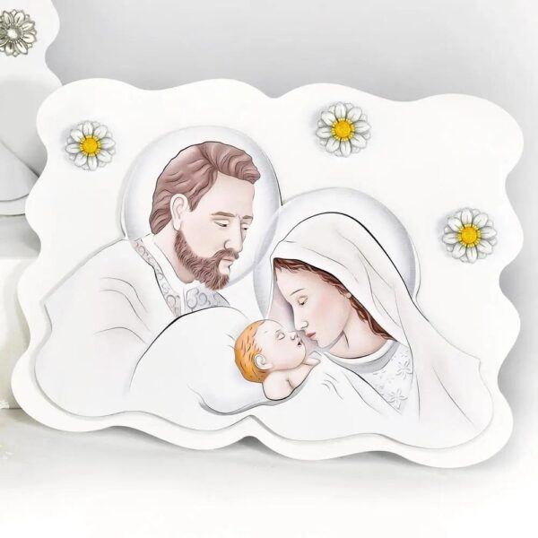 Icona Sacra Battesimo Comunione Cresima Sacra Famiglia e Maternità Icone Sacre Albalu Bomboniere