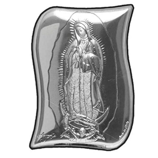 Icona Sacra Sagomata In Argento Laminato