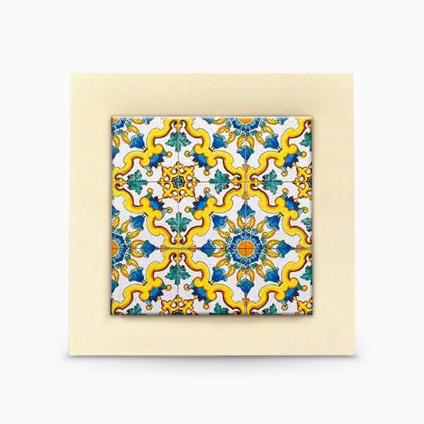 Bomboniera Icona Decorato Maioliche Colorate da Appoggio Quadretti Albalu Bomboniere