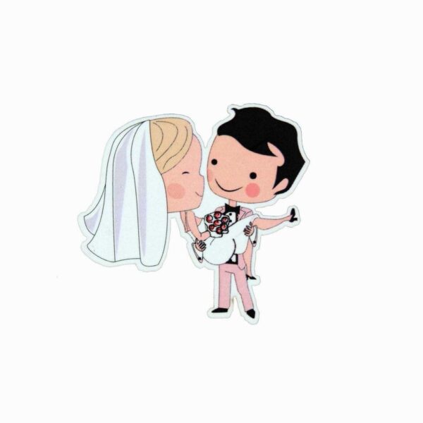 Magneti Sposi in Legno per Confettate e Segnaposto Matrimonio