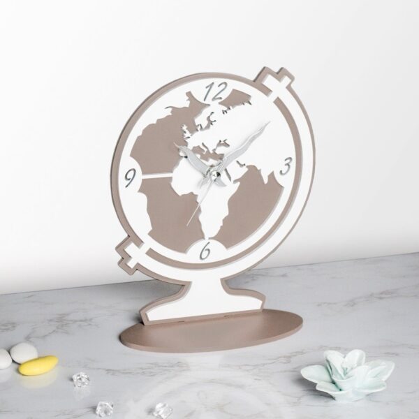 Bomboniera Orologio Mappamondo Tortora a Tema Viaggio Orologi Albalu Bomboniere
