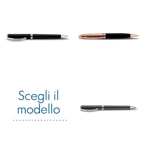 Penna Pierre Cardin a Sfera con scatola da regalo e shopper Linea Premiere Penne Albalu Bomboniere