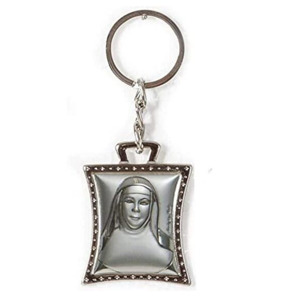 Portachiavi in Metallo Rettangolari con Figure Sacre Portachiavi Albalu Bomboniere