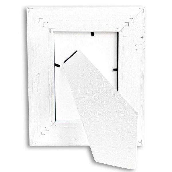 Portafoto Legno Bianco Cuori in Porcellana Cornici Portafoto Albalu Bomboniere