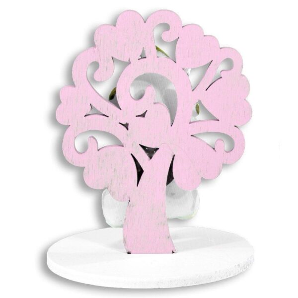 Pupazzo stile Pinocchio con Albero della Vita Rosa (Modelli Assortiti)  Albalu Bomboniere