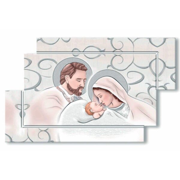 Quadro Legno Sacra Famiglia Rettangolare Quadri in Legno Albalu Bomboniere
