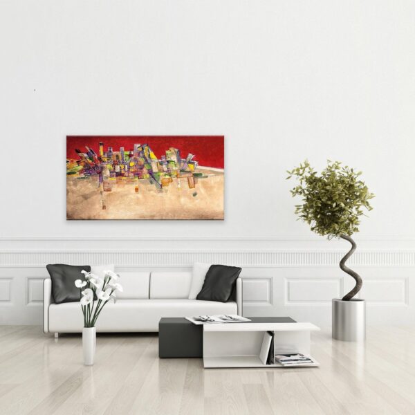 Quadro su Tela Astratto Gold Quadri in Tela Albalu Bomboniere