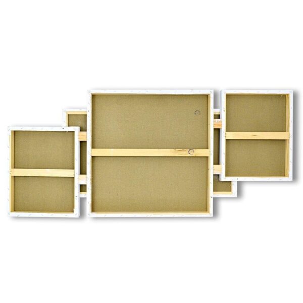 Quadro su Tela Astratto Cerchio Multipannello Quadri Multipannello Albalu Bomboniere