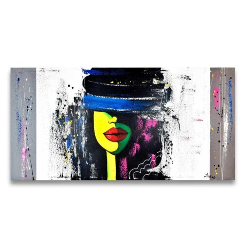 Quadro su Tela Donna Pop Art Quadri in Tela Albalu Bomboniere
