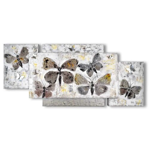 Quadro su Tela Farfalle Multipannello Quadri Multipannello Albalu Bomboniere