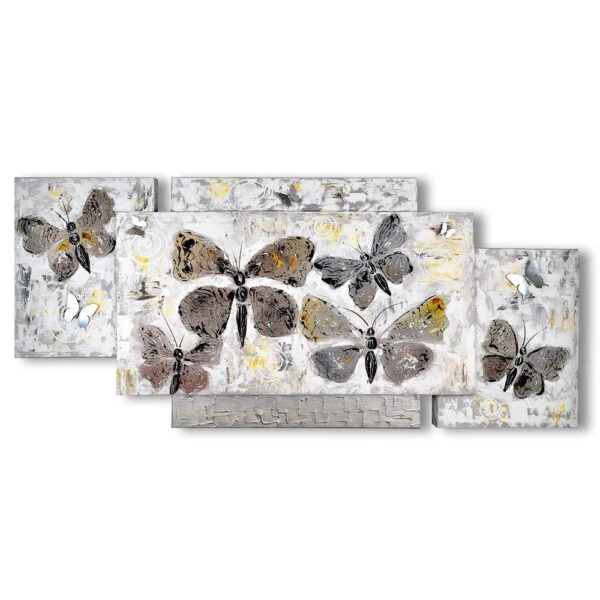 Quadro su Tela Farfalle Multipannello Quadri Multipannello Albalu Bomboniere