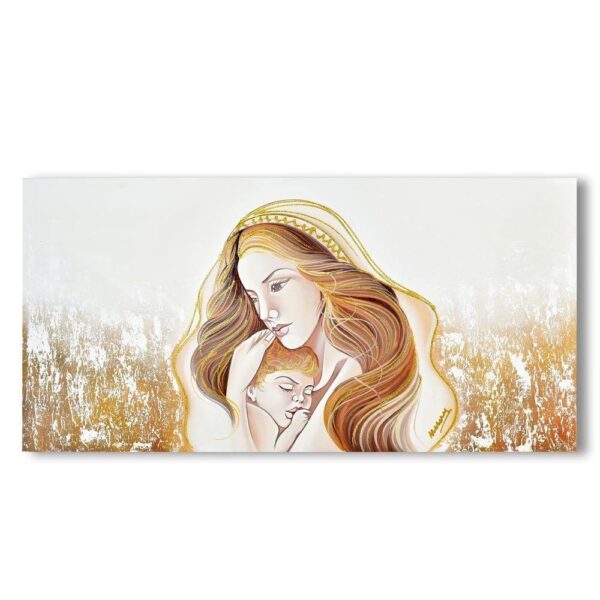 Quadro su Tela Maternità Oro Quadri in Tela Albalu Bomboniere