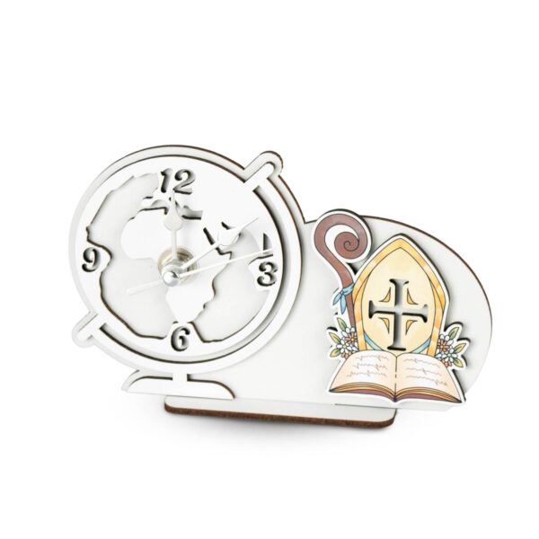 Bomboniera Cresima Mappamondo tema viaggio personalizzabile Orologio
