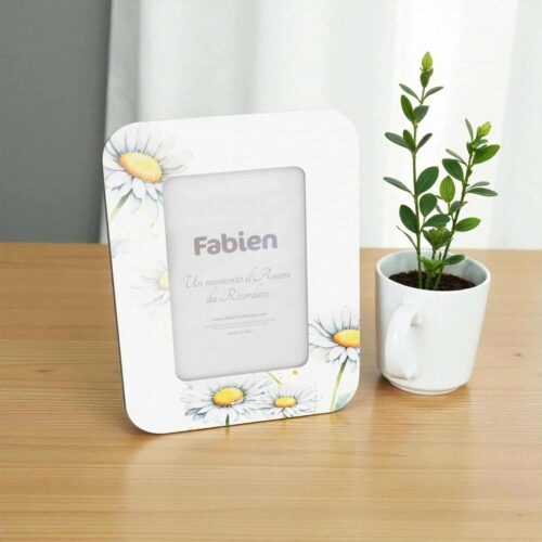 Bomboniera Portafoto con Margherite