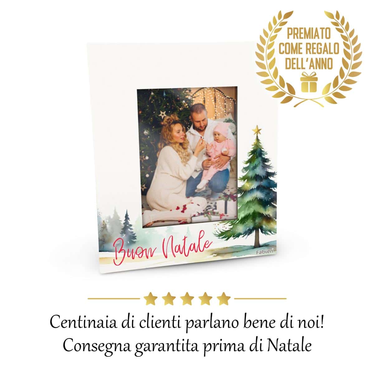 Regalo di Natale Portafoto con Albero di Natale - immagine 3