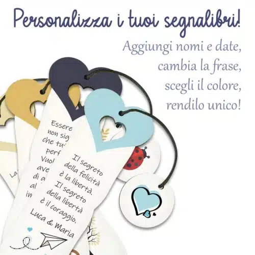 Bomboniera Segnalibro con Ciondolo