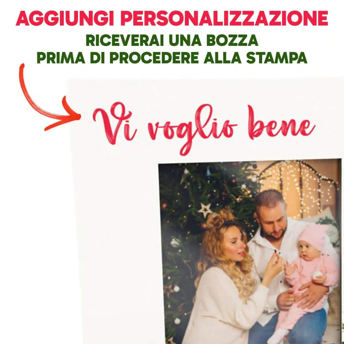 Regalo di Natale Portafoto con Albero di Natale - immagine 4