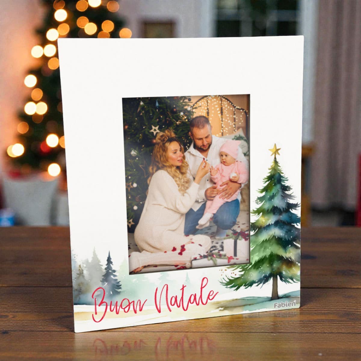 Regalo di Natale Portafoto con Albero di Natale