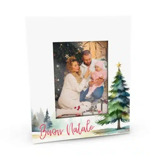 Regalo di Natale Portafoto con Albero di Natale
