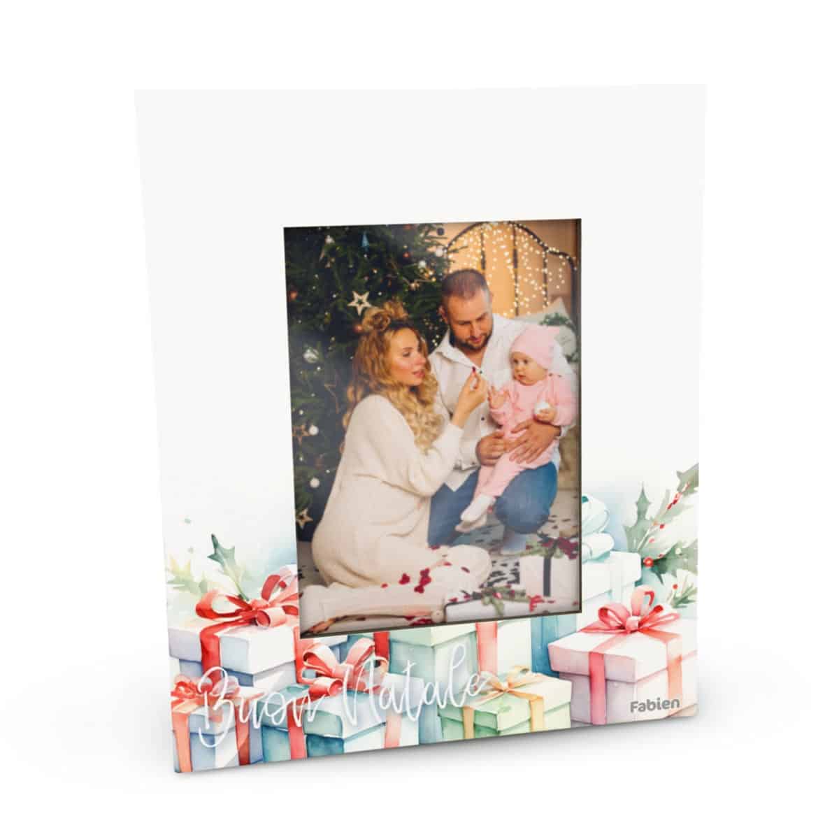 Regalo di Natale Portafoto con Regali