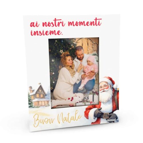 Regalo di Natale Portafoto con Babbo Natale