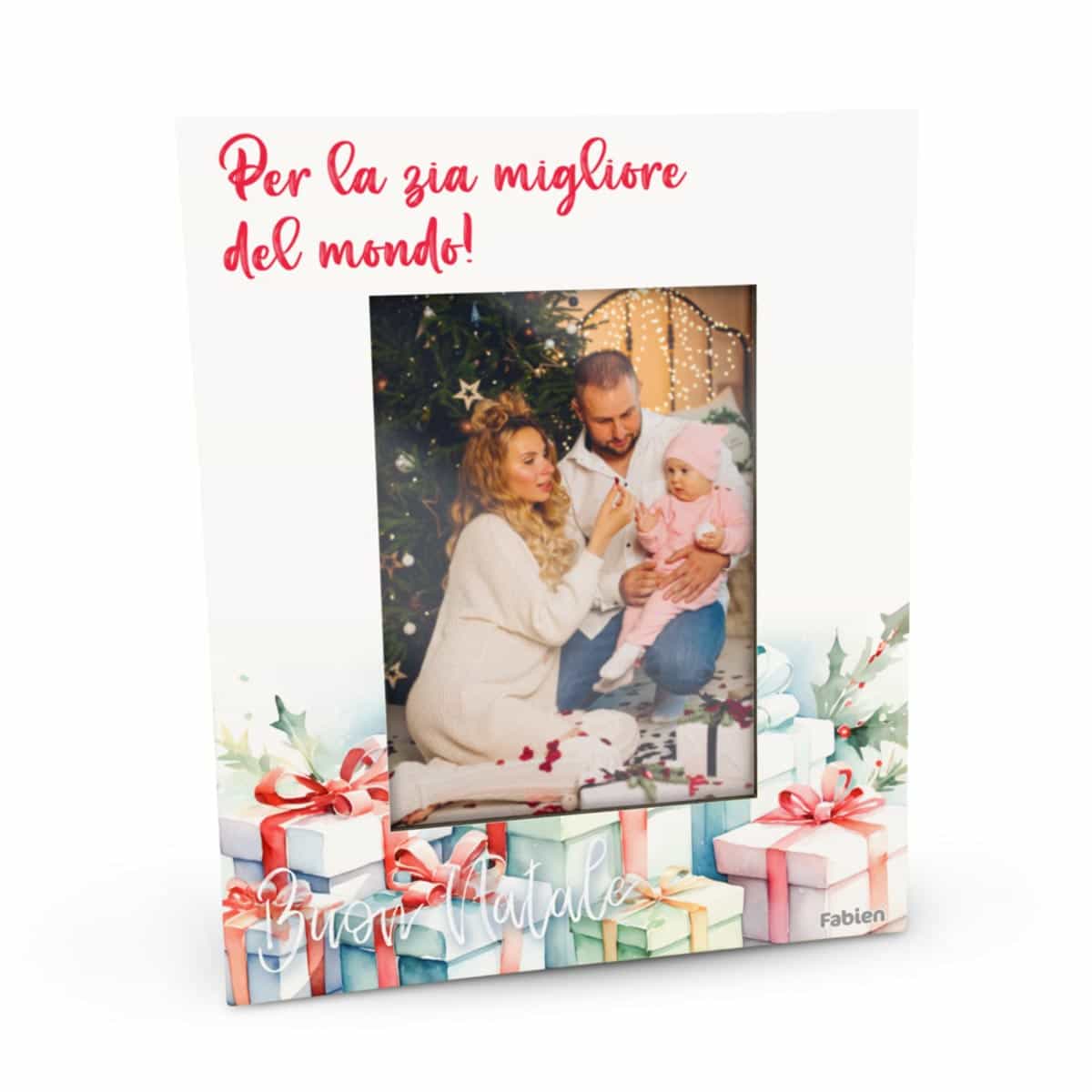 Regalo di Natale Portafoto con Regali