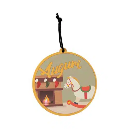 Decorazione Albero di Natale Pendaglio Sfera Cavallino