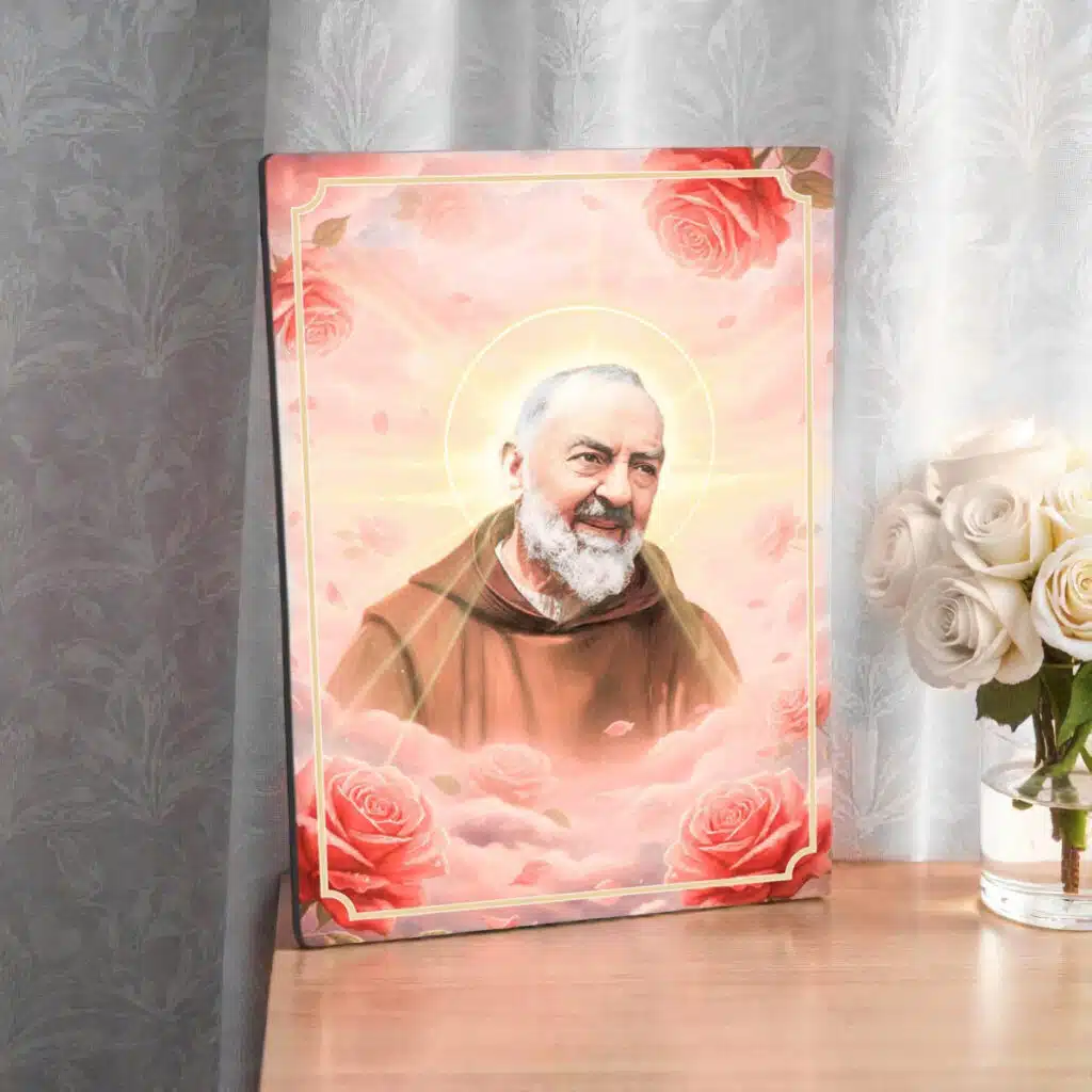 Icona Preghiera Padre Pio Verticale