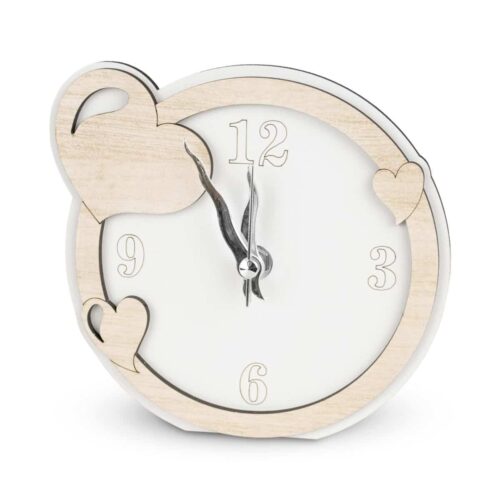 Bomboniera Orologio tondo Cuori