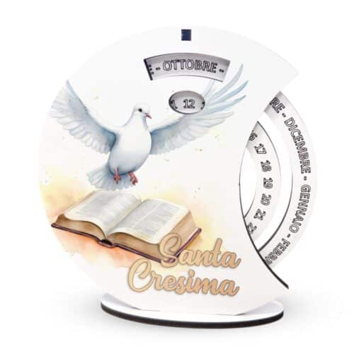 Bomboniera Calendario Perpetuo Cresima