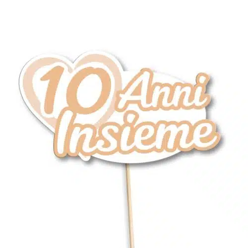 Cake Topper Anniversario