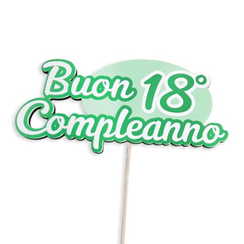 Cake Topper Compleanno