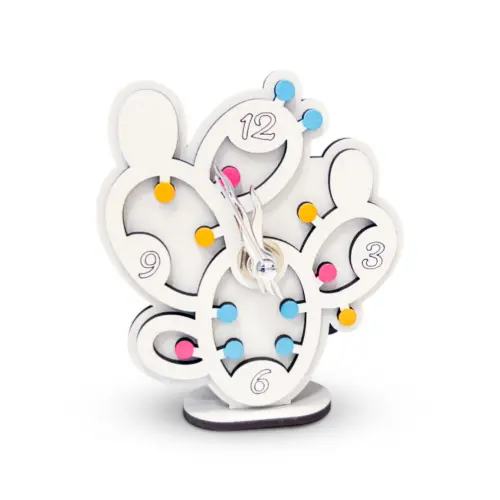 Bomboniera Orologio Luminarie Pugliesi Cactus su sfondo bianco