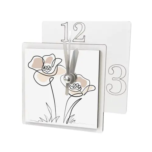 Orologio bomboniera fiori per matrimonio comunione cresima battesimo Albalu